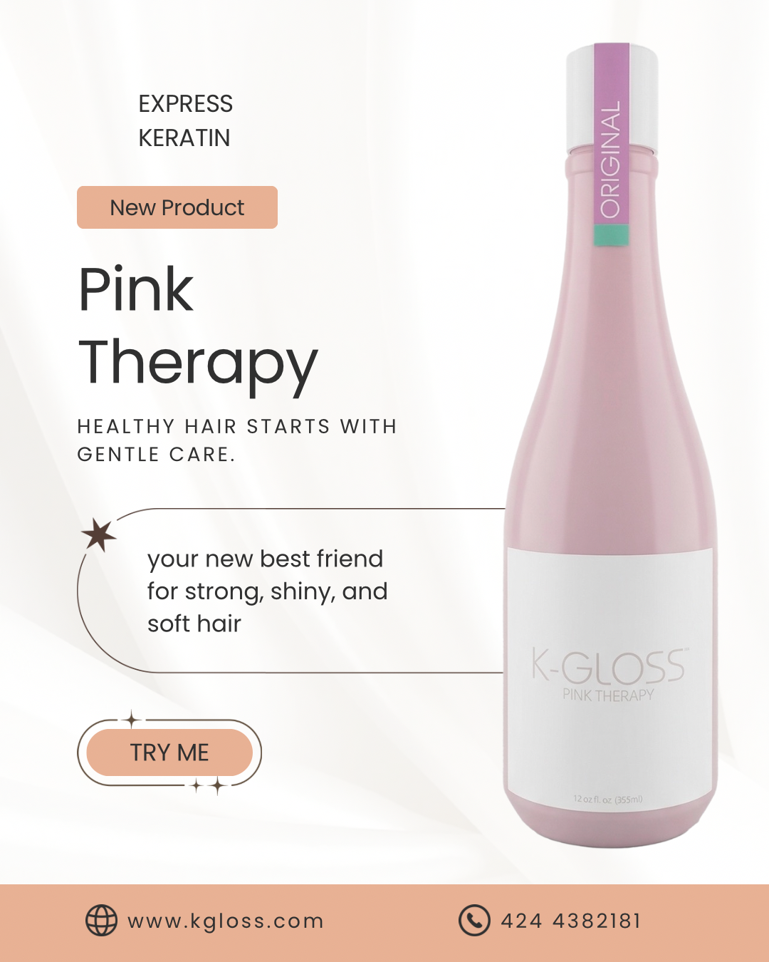 K-Gloss Pink Therapy Bio Peptide