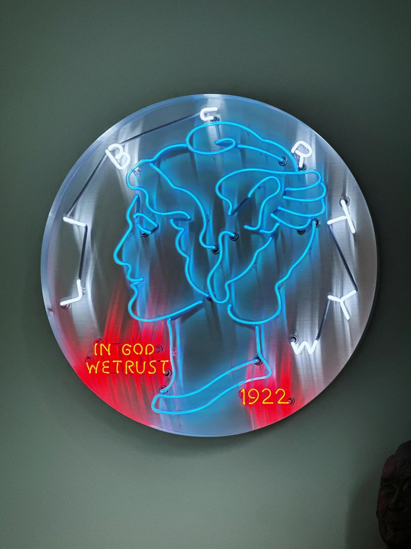 Original Artworks - 42&rdquo; coins 

1920 Buffalo Nickel / 1922 Mercury Dime