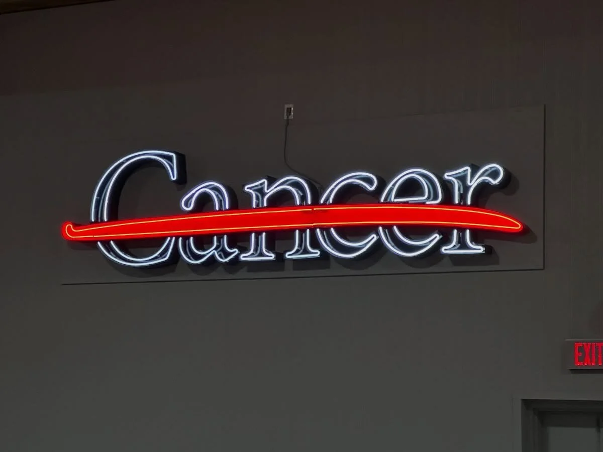 Finally - a good photo of this big piece we made last year! The MD Anderson Cancer Center&rsquo;s logo.