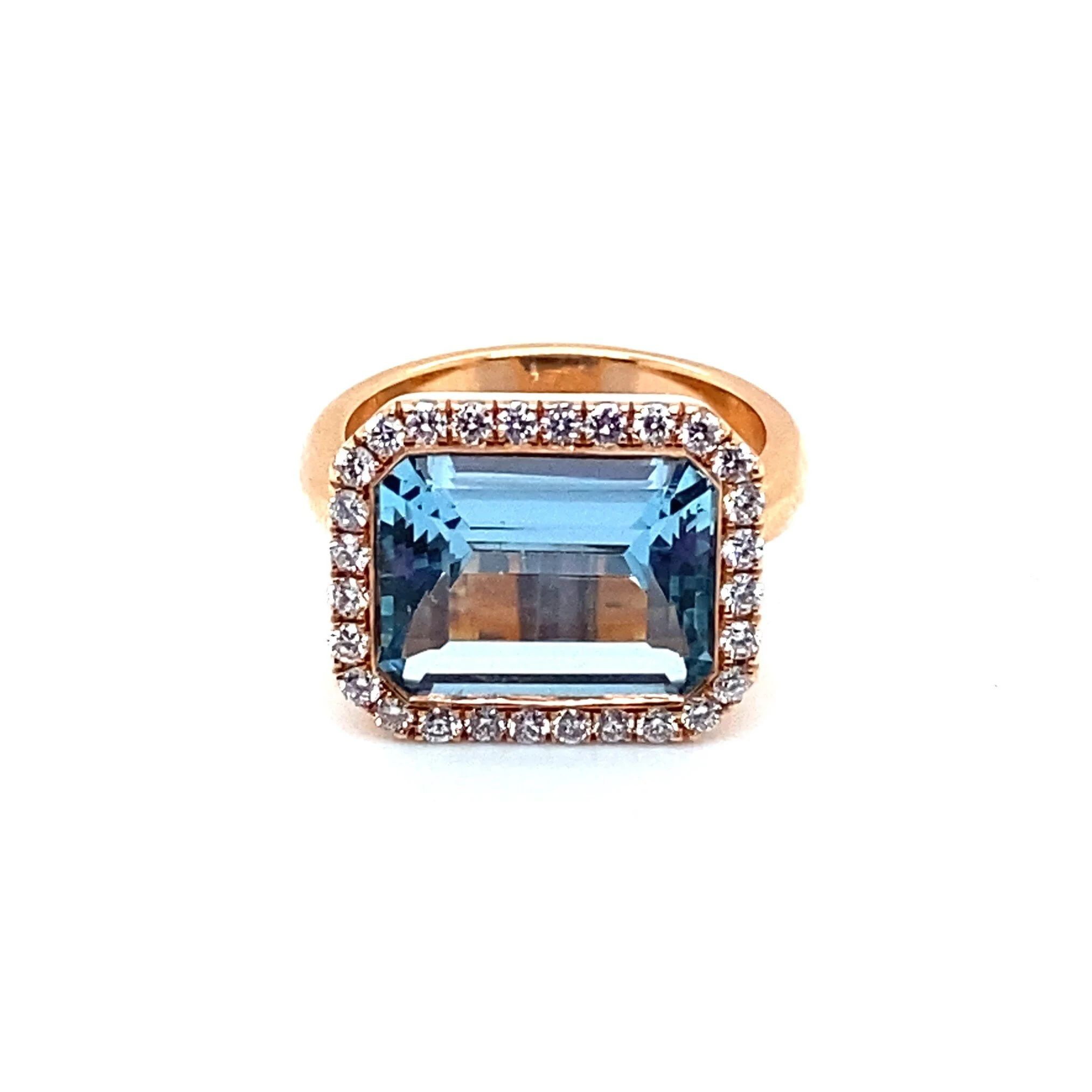 Aquamarine Statement Ring