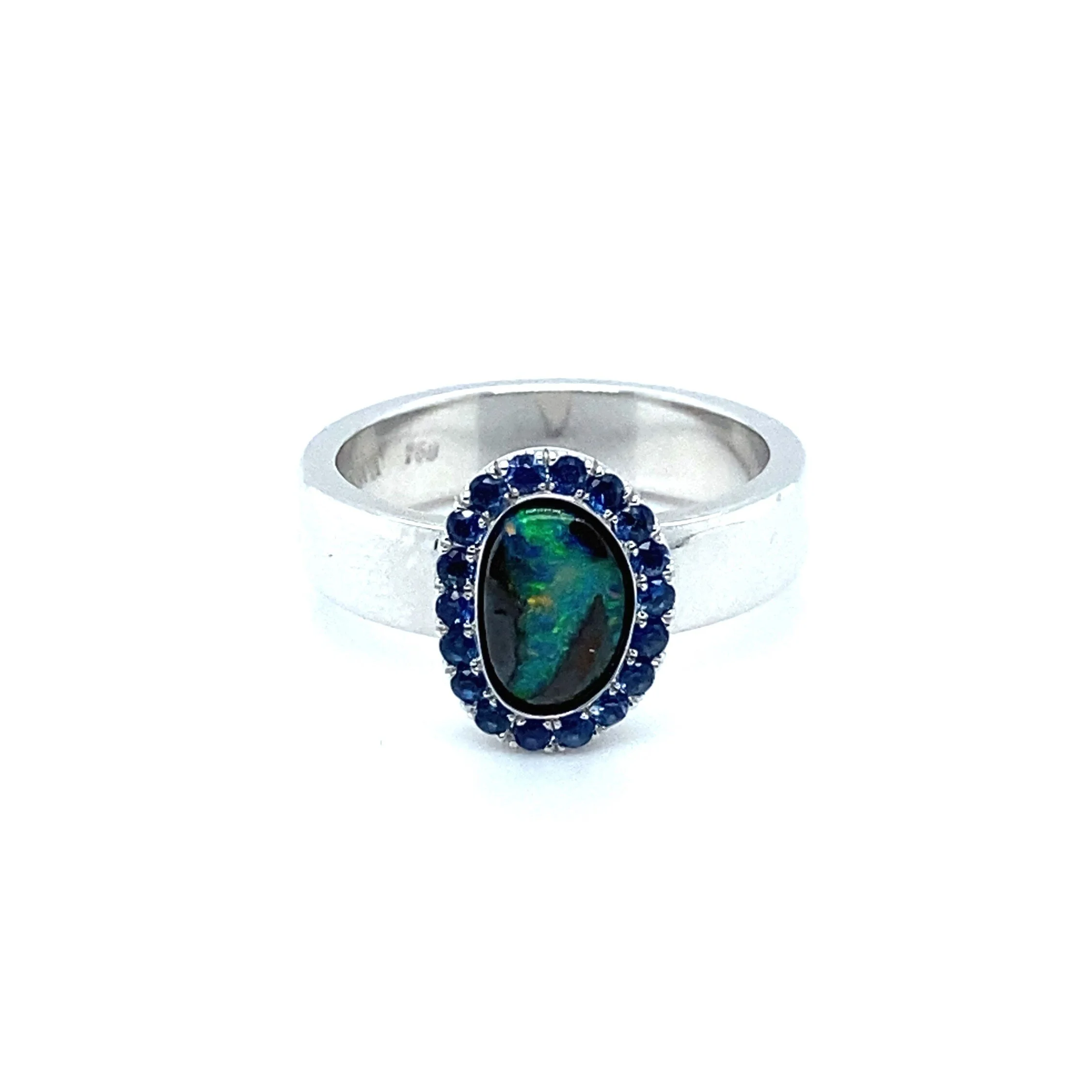 Boulder Opal Ring