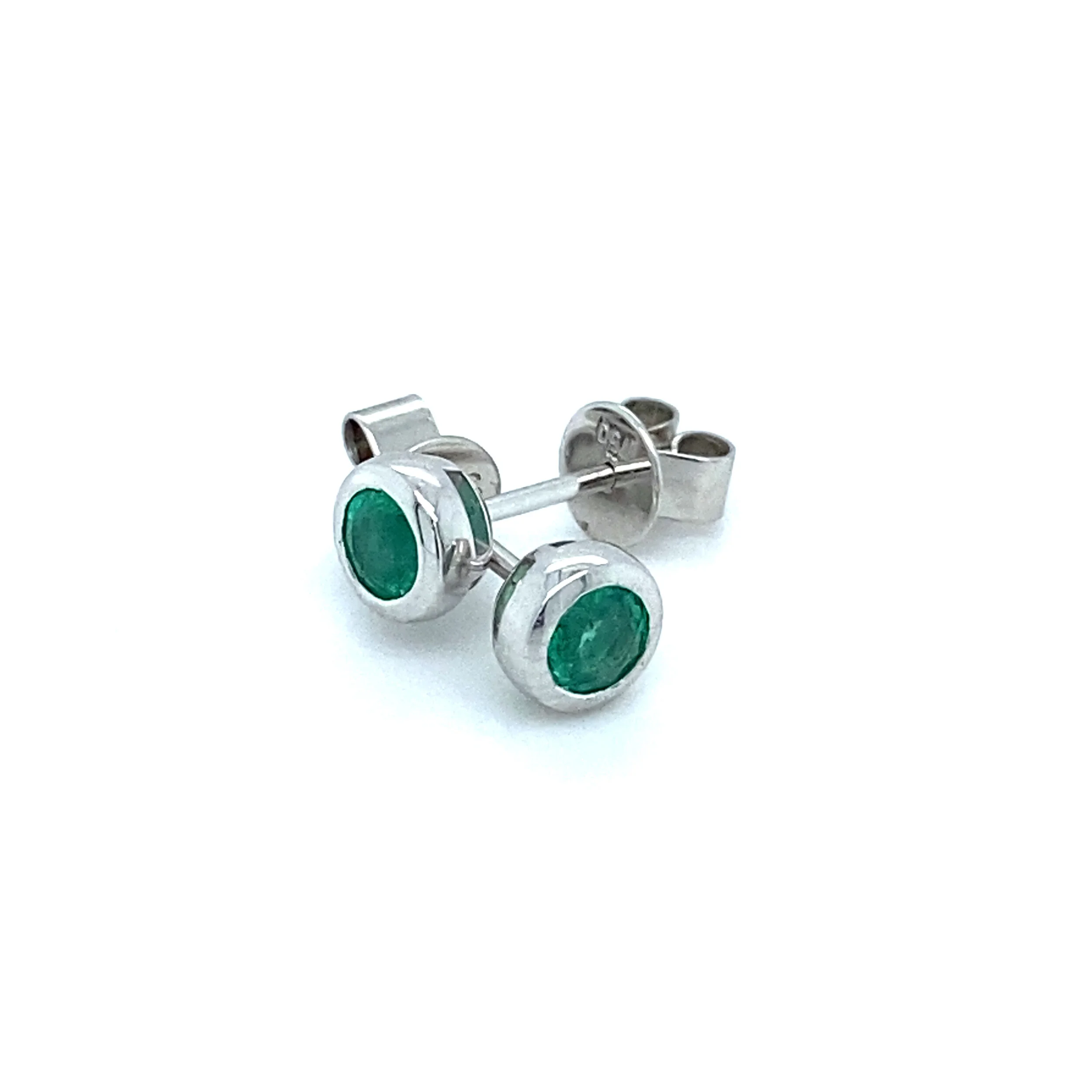 Emerald Stud Earrings