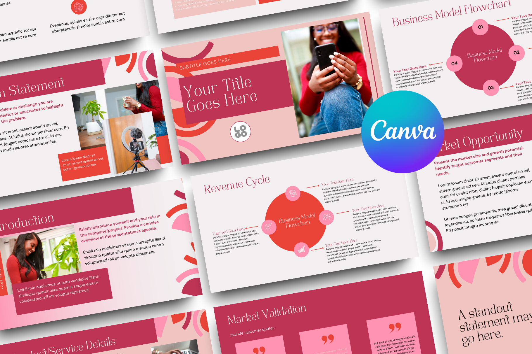 The Best Business Pitch Deck for Canva — Carey Digital