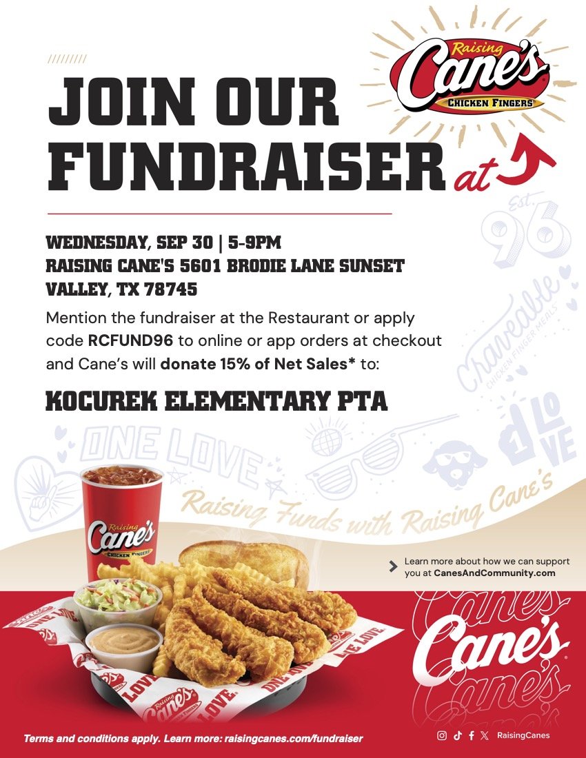 Raising Cane's Spirit Night