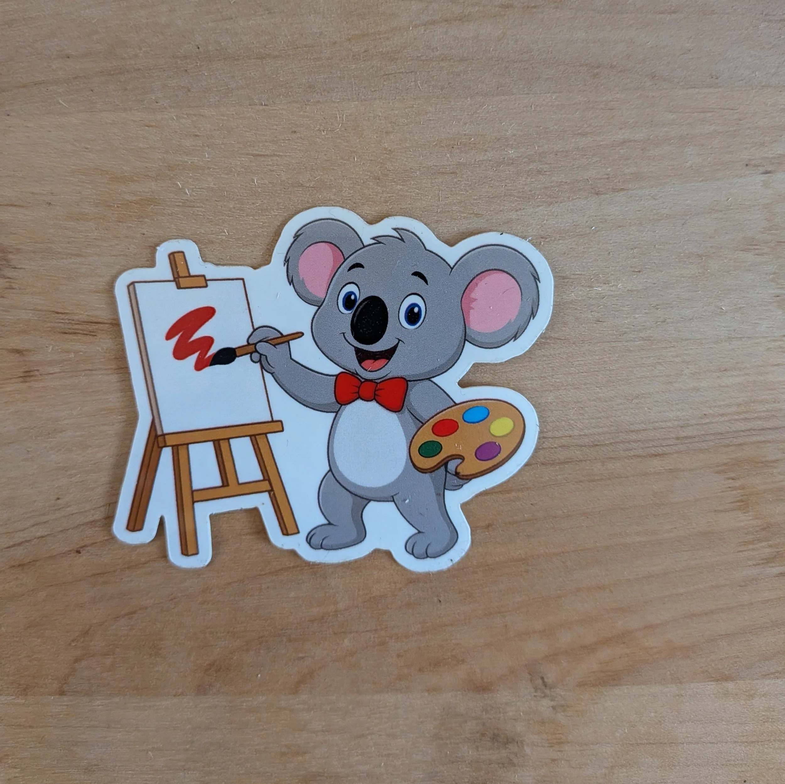 Koala Artist Sticker