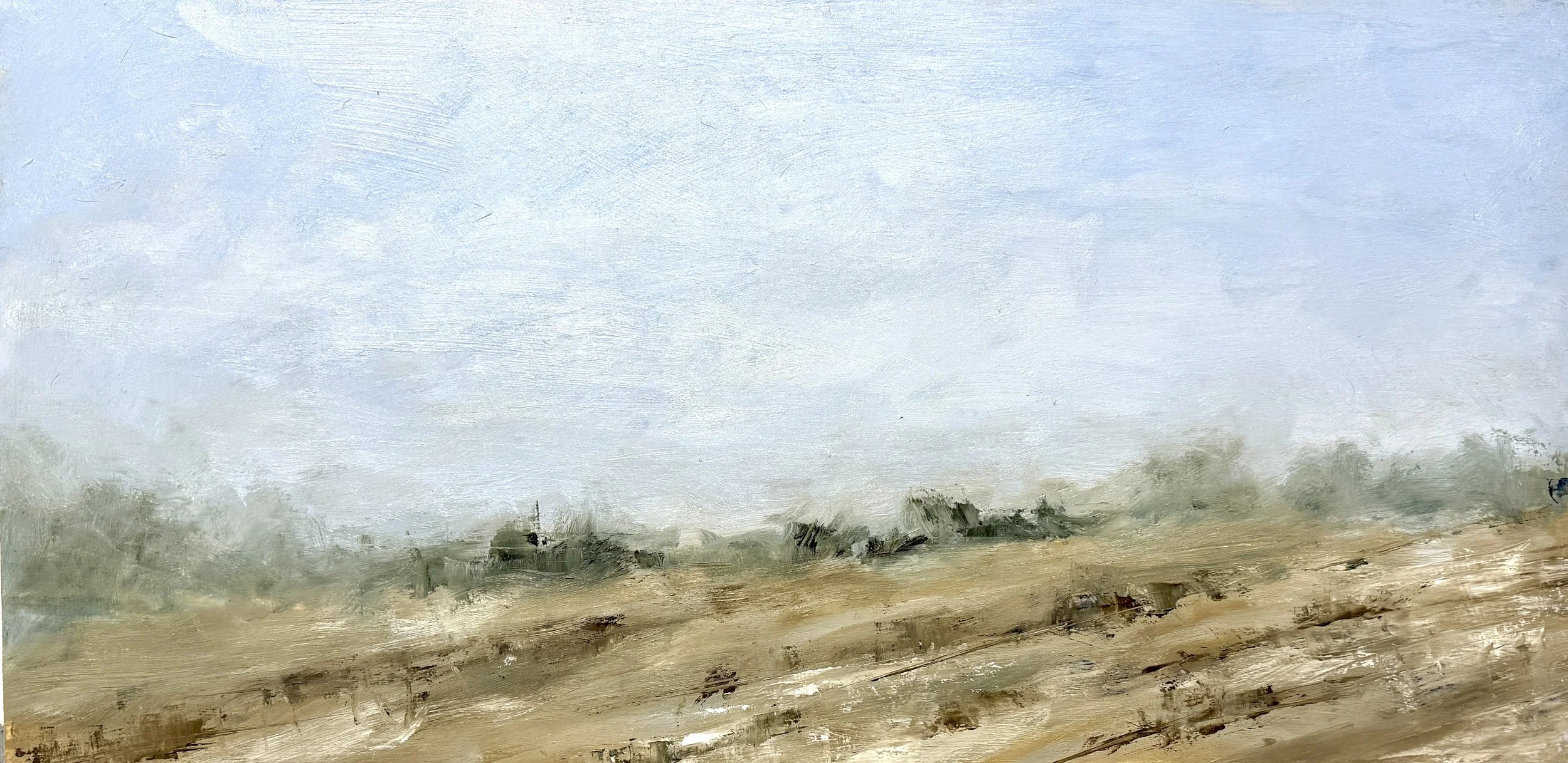 "Emergence of the Taste of Spring" 24"x12"