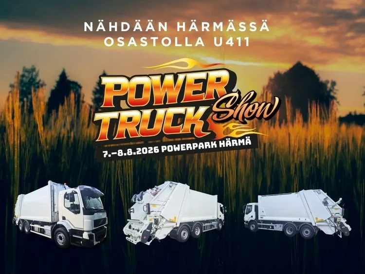 NÄHDÄÄN POWER TRUCK SHOWSSA HÄRMÄSSÄ 7.–8.8.2026.