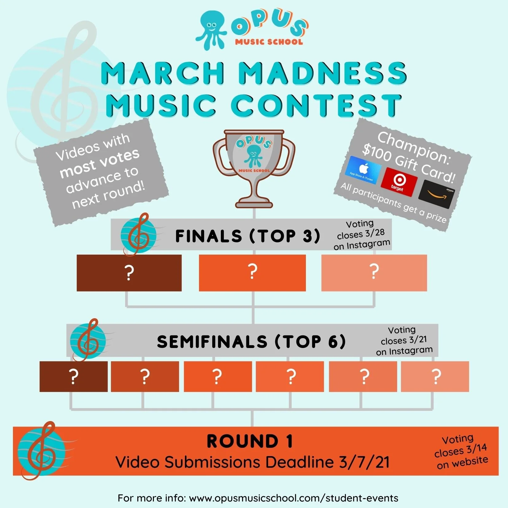 Opus March Madness Music Contest - Mar 2021
