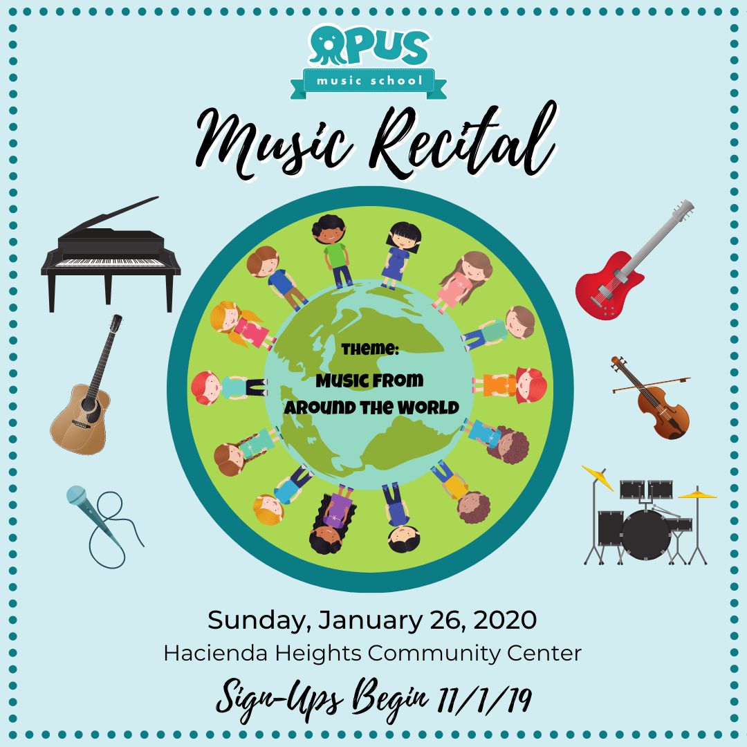 Opus Annual Recital - Jan 2020