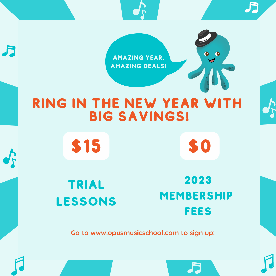 Opus Music School January 2023 Newsletter