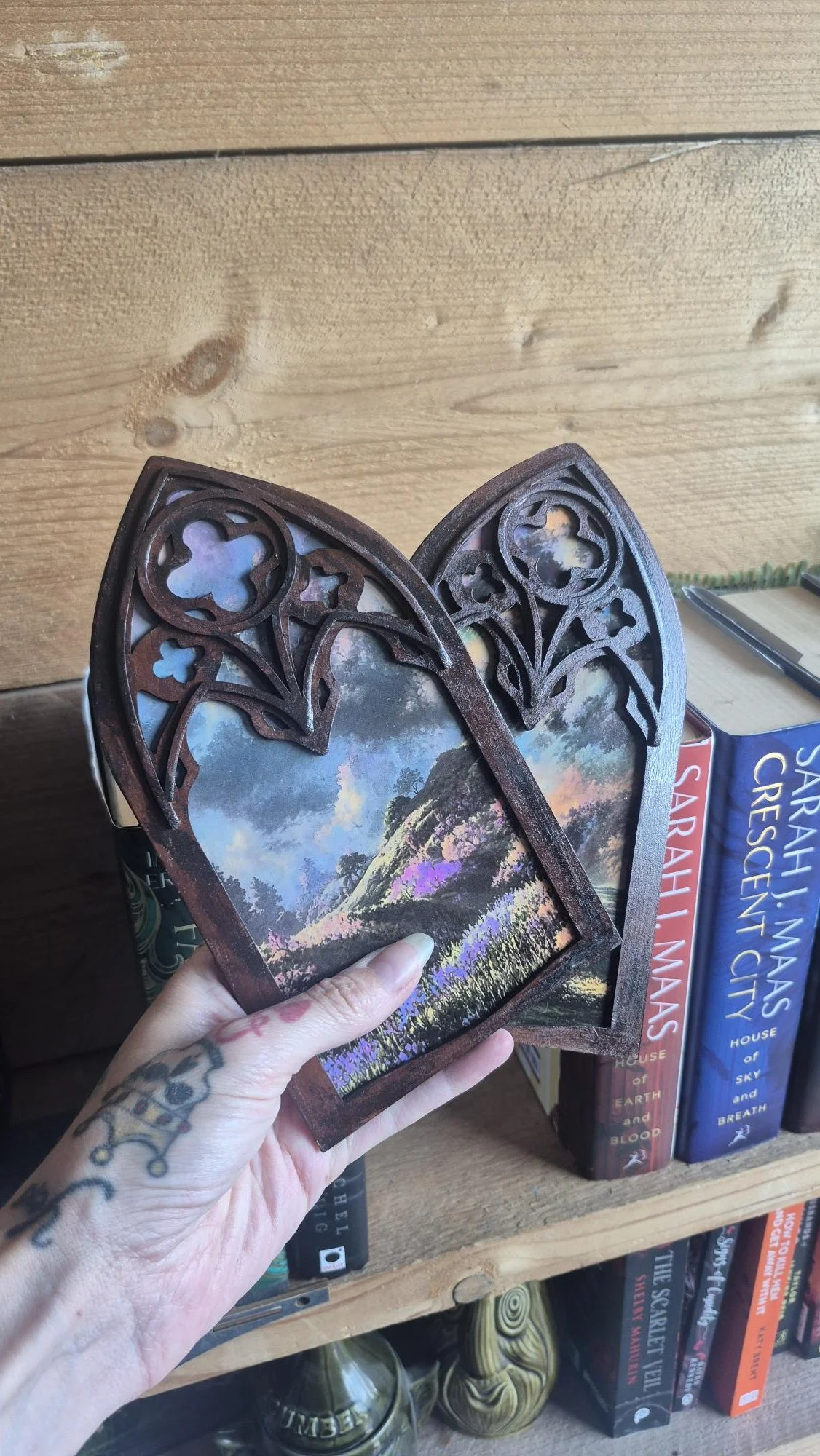 Step Into Another World: Introducing Our Handmade Fantasy Gothic Window Plaques