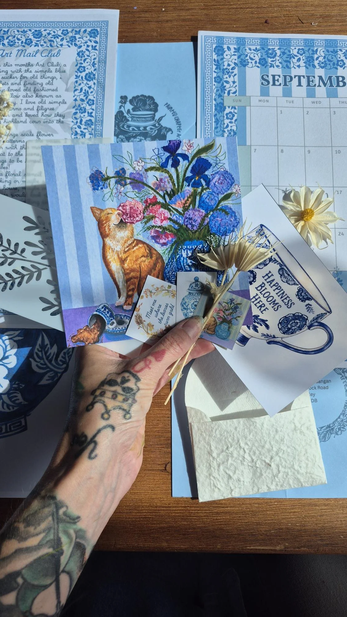 💙 September Art Mail Club is Ready to Post!