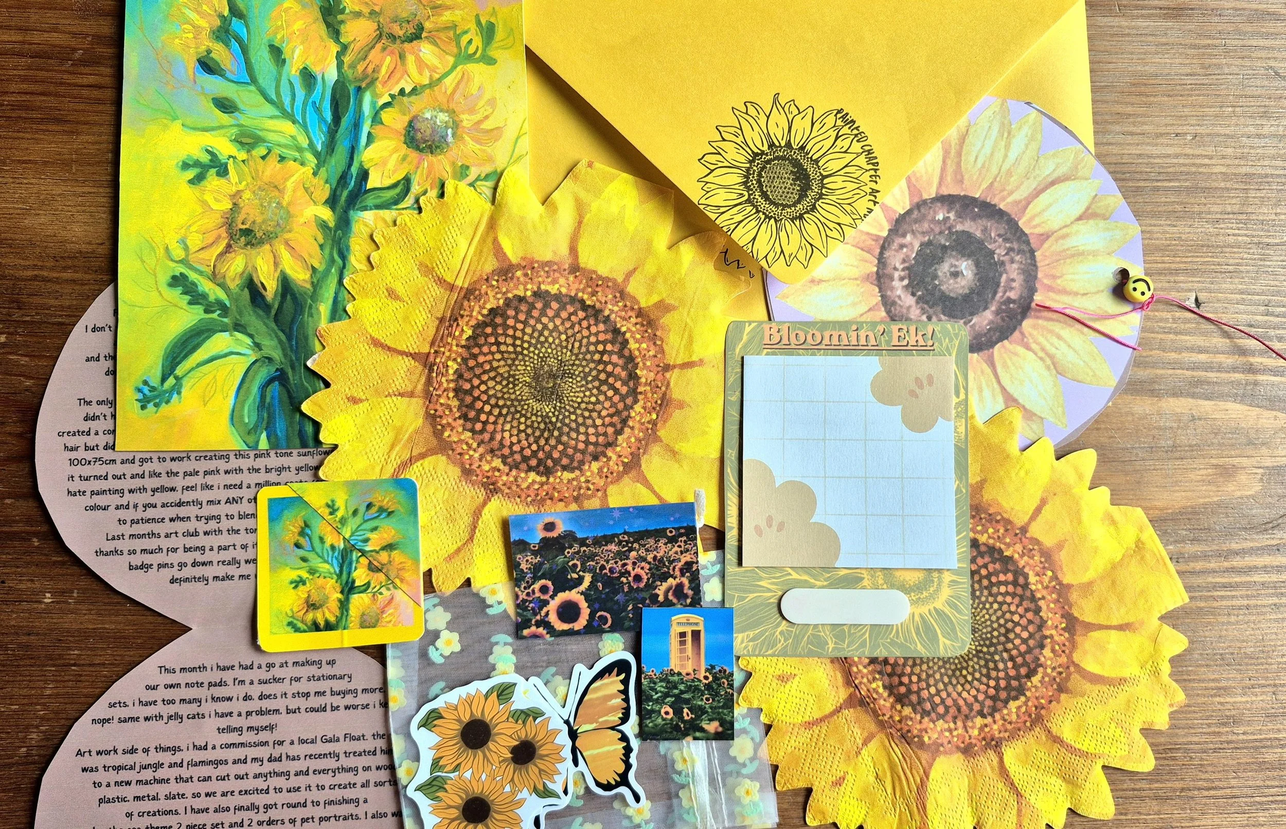 August ART theme mailing club