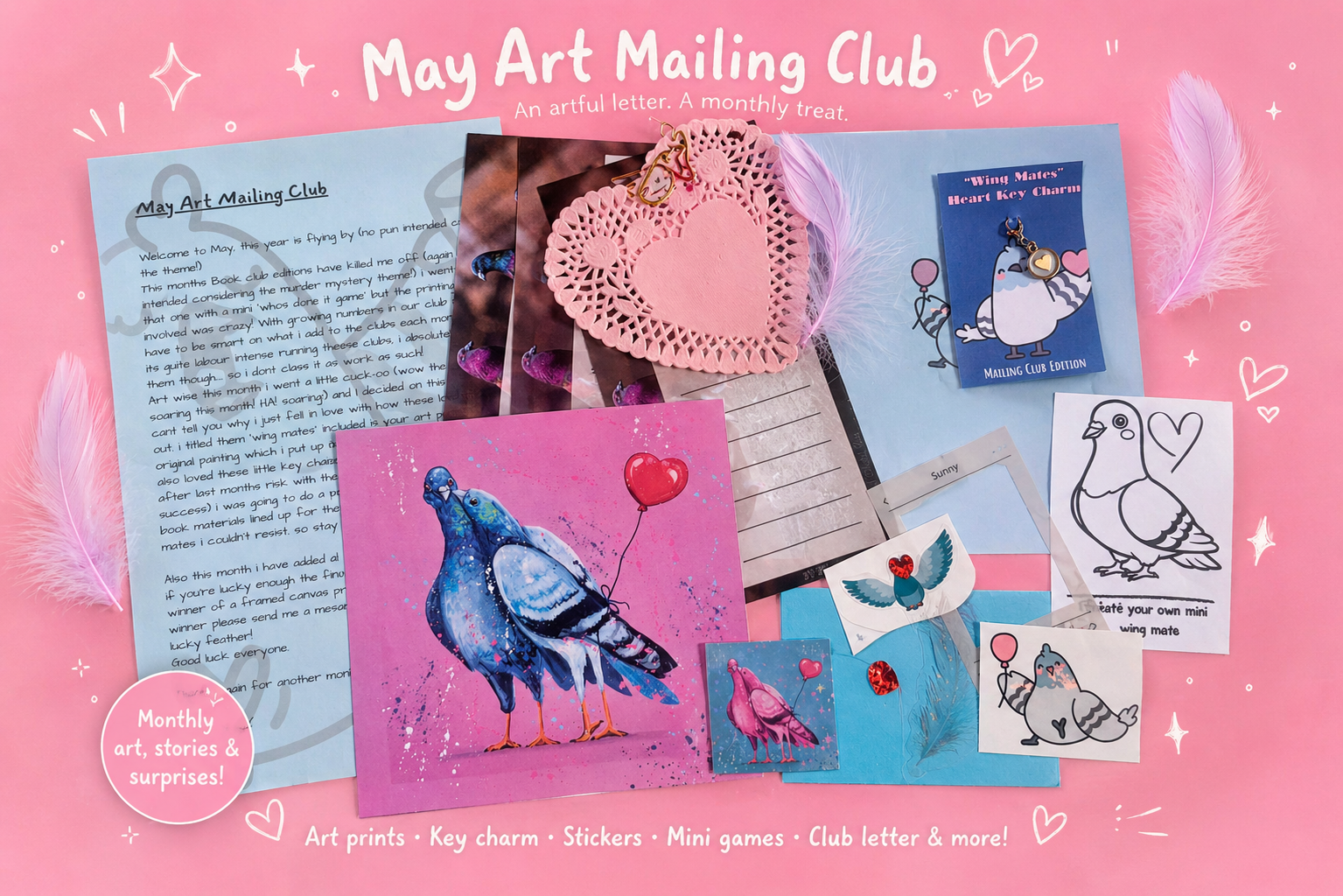 May ART theme mailing club