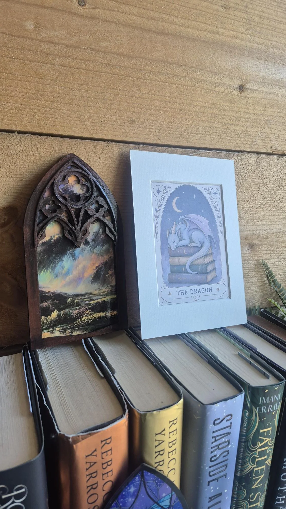 SLEEPING DRAGON Art, Fantasy Bookish Decor, Book Lover Gift, Romantasy Wall Art, Stylish Bookish Decor, A5 A4 A3