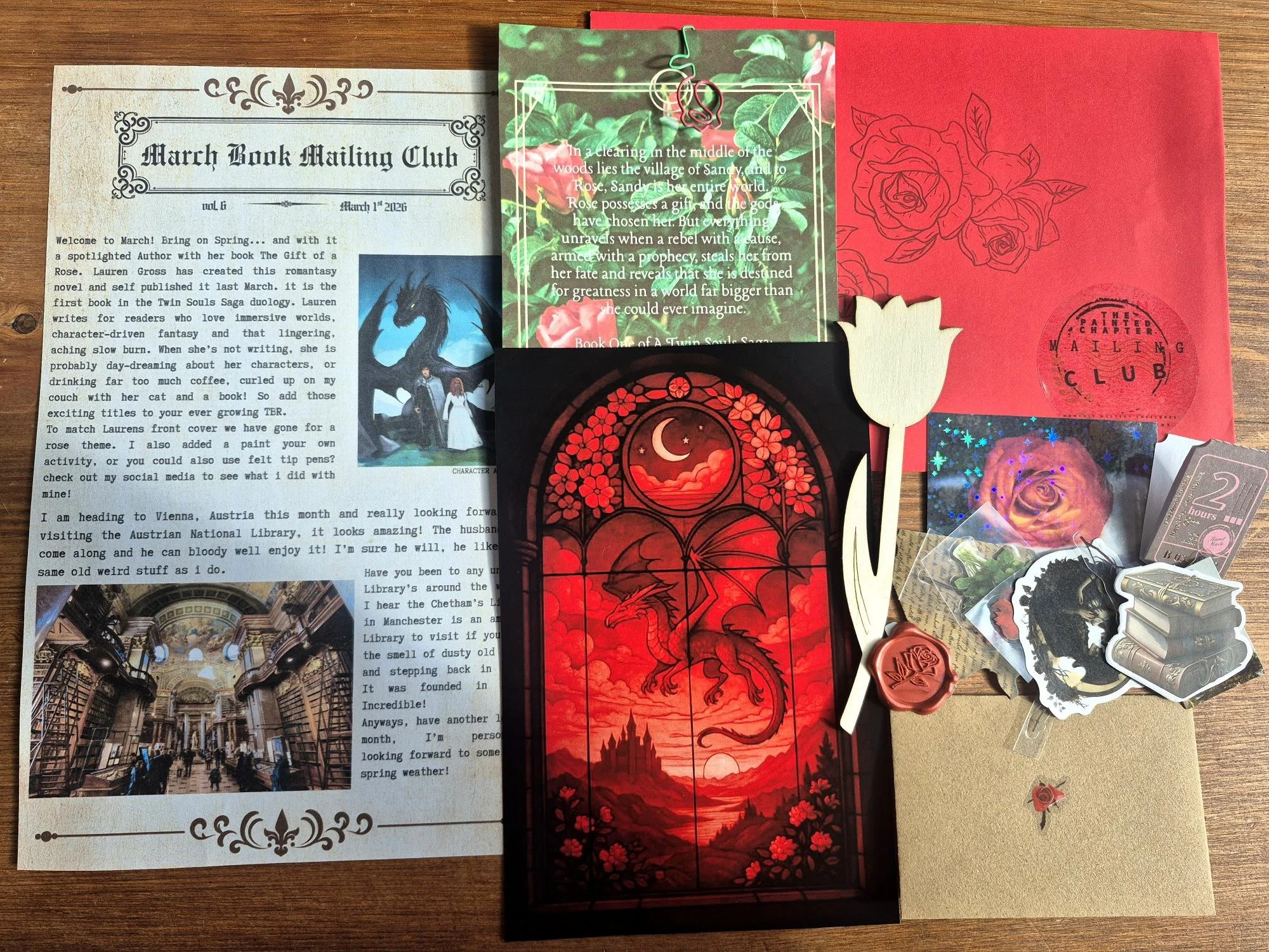 March Book theme mailing club