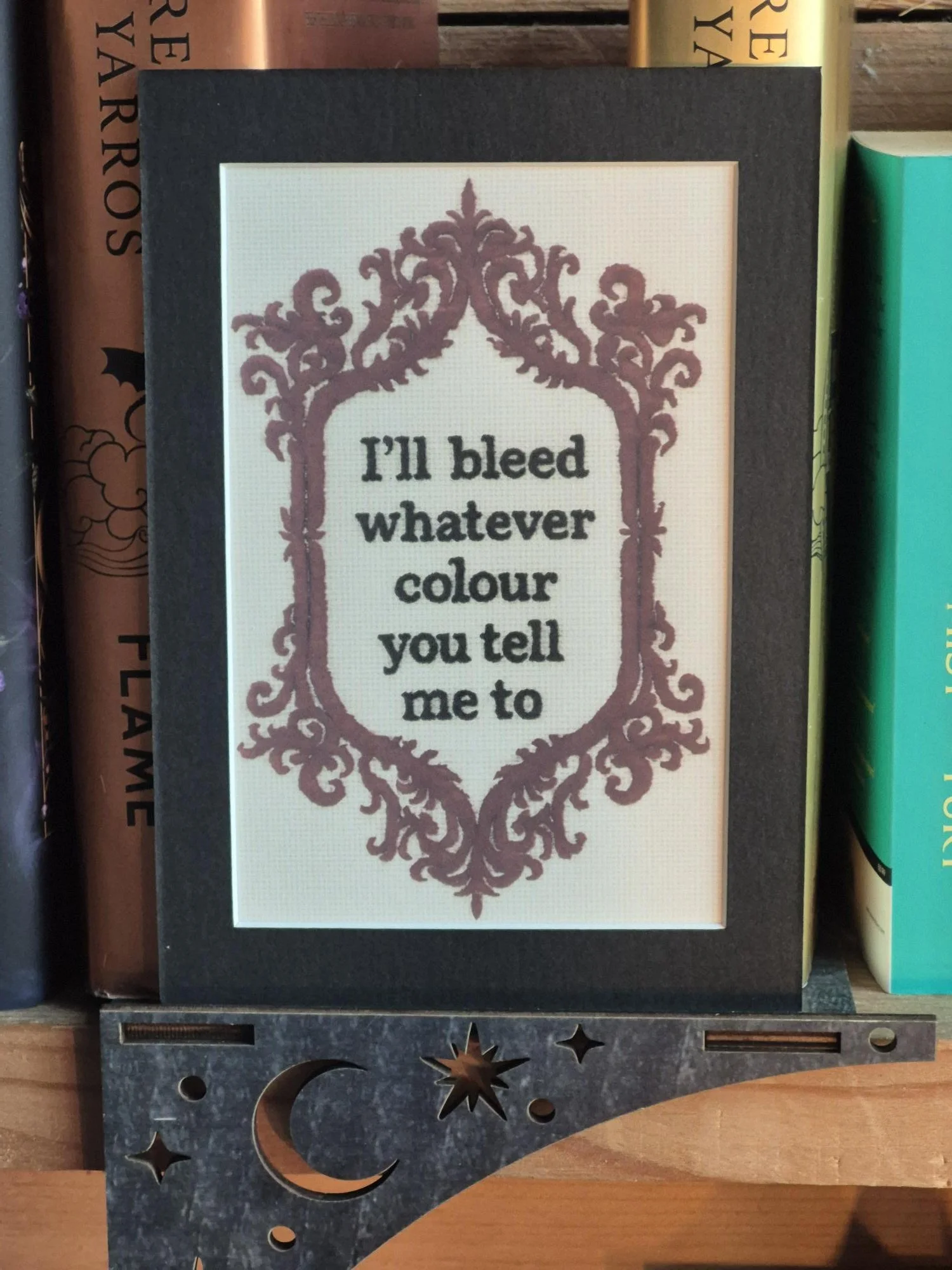 Throne of Glass Dorian Art Print, Bookish Quote, Fantasy Bookshelf Decor