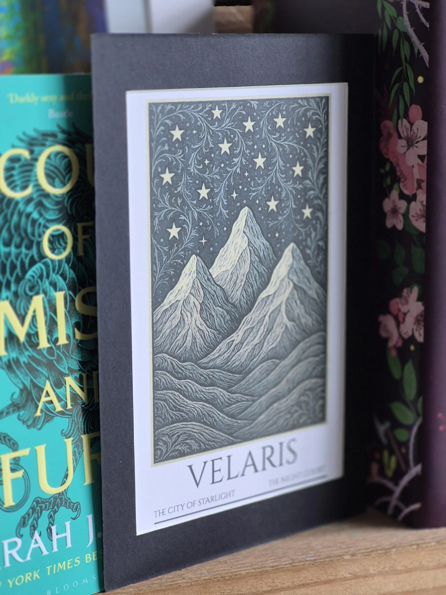 VELARIS FIREHEART Crescent City theme Art, Set of 3! Book Inspired Fan Art Print