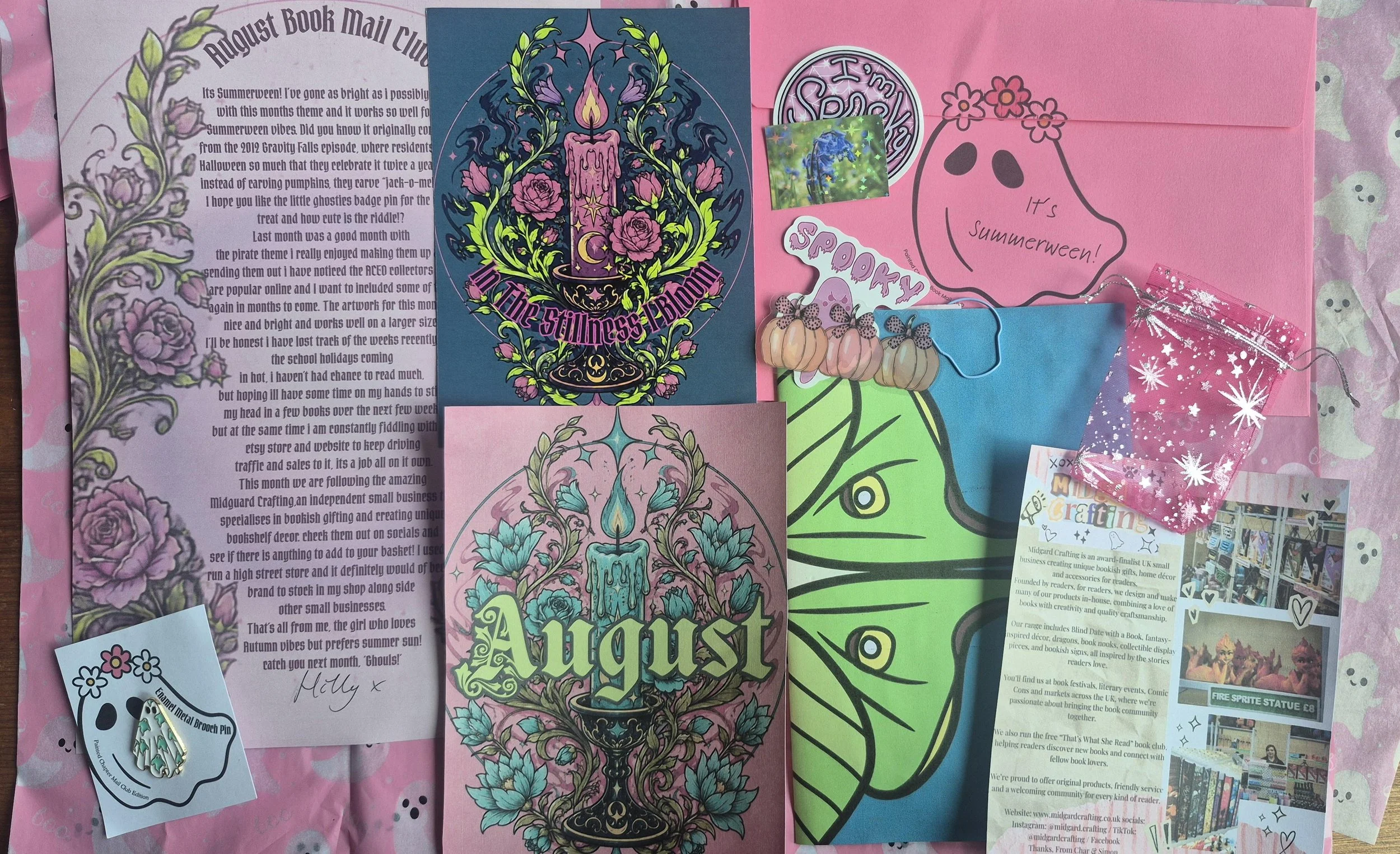August Summerween Book mailing club