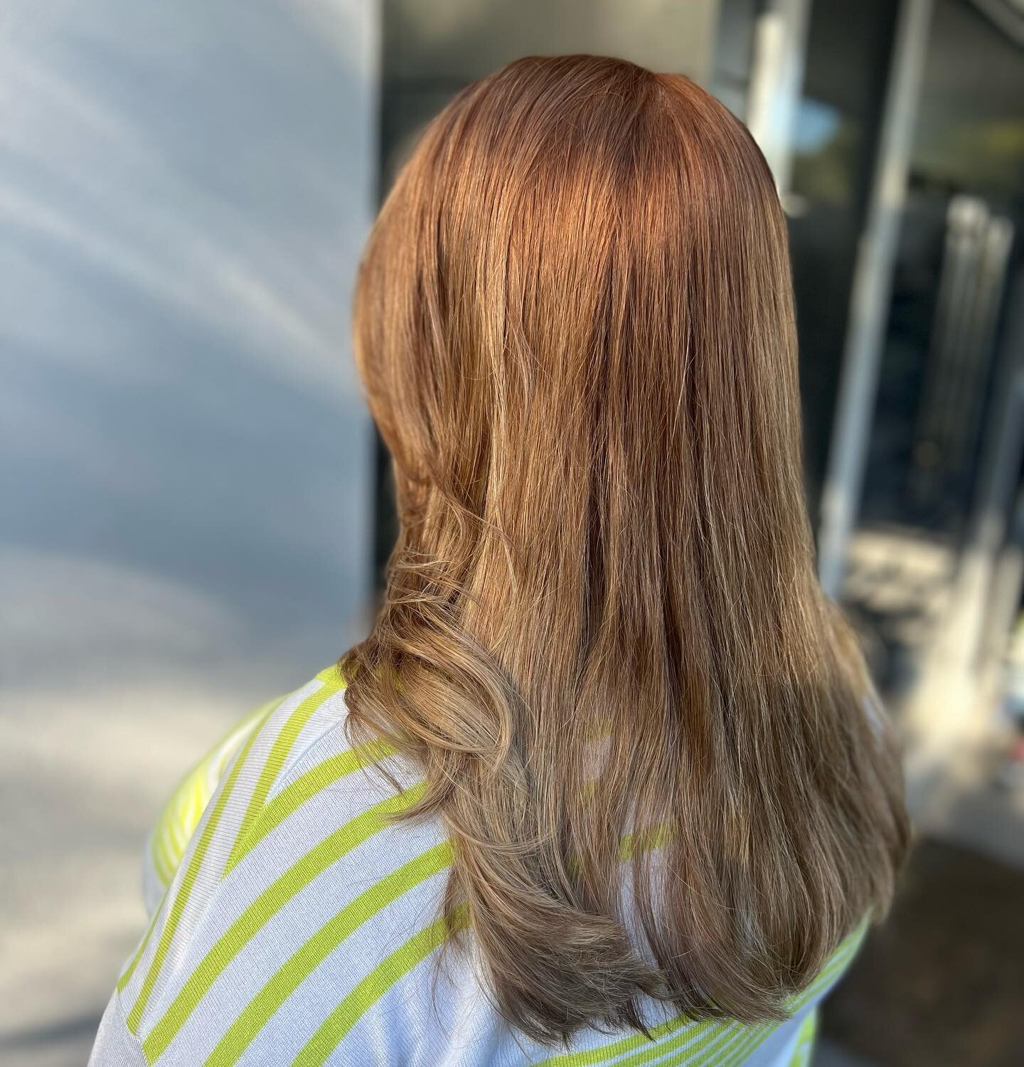 Loving this copper gold creation! 😍
Jenny created this masterpiece with face framing foils &amp; an all over colour, finished with a trim &amp; glamorous blow dry 👌🏼
Warmer tones seem to be on trend atm! ✨
Book yours at hairflicks.com or DM us any