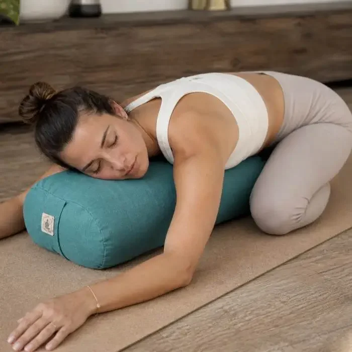 bolster de yoga ergonomique