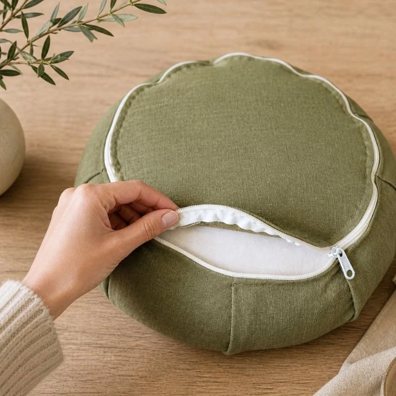 Coussin de méditation déhoussable