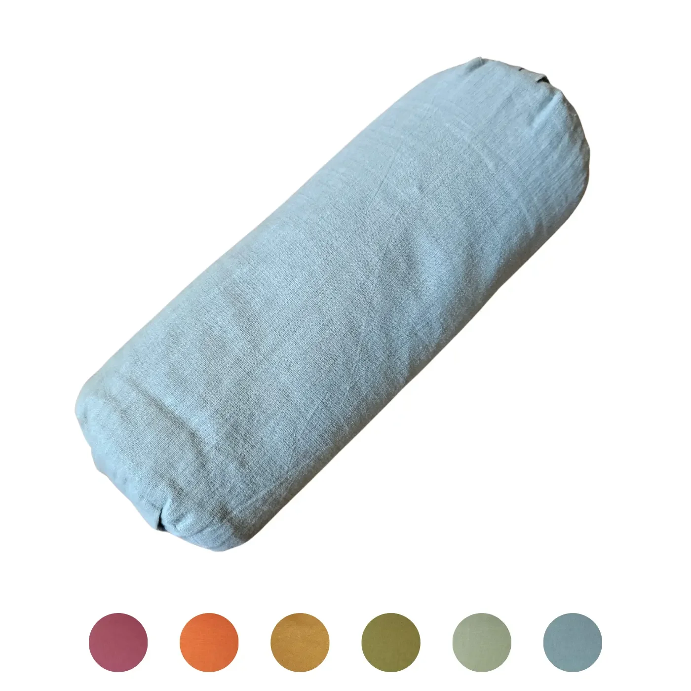 Mini bolster de yoga en lin