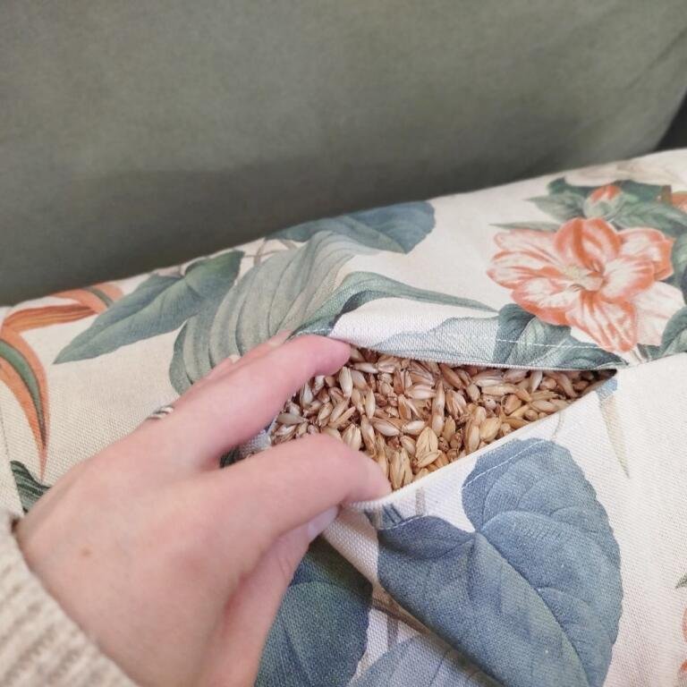 coussin japandi épeautre