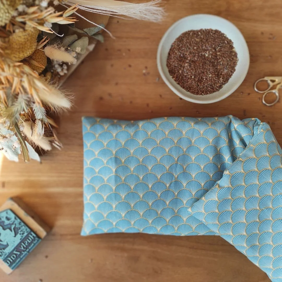 Bouillotte Kintsugi bleue