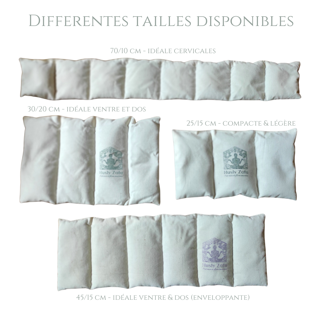 bouillotte micro-ondes lin