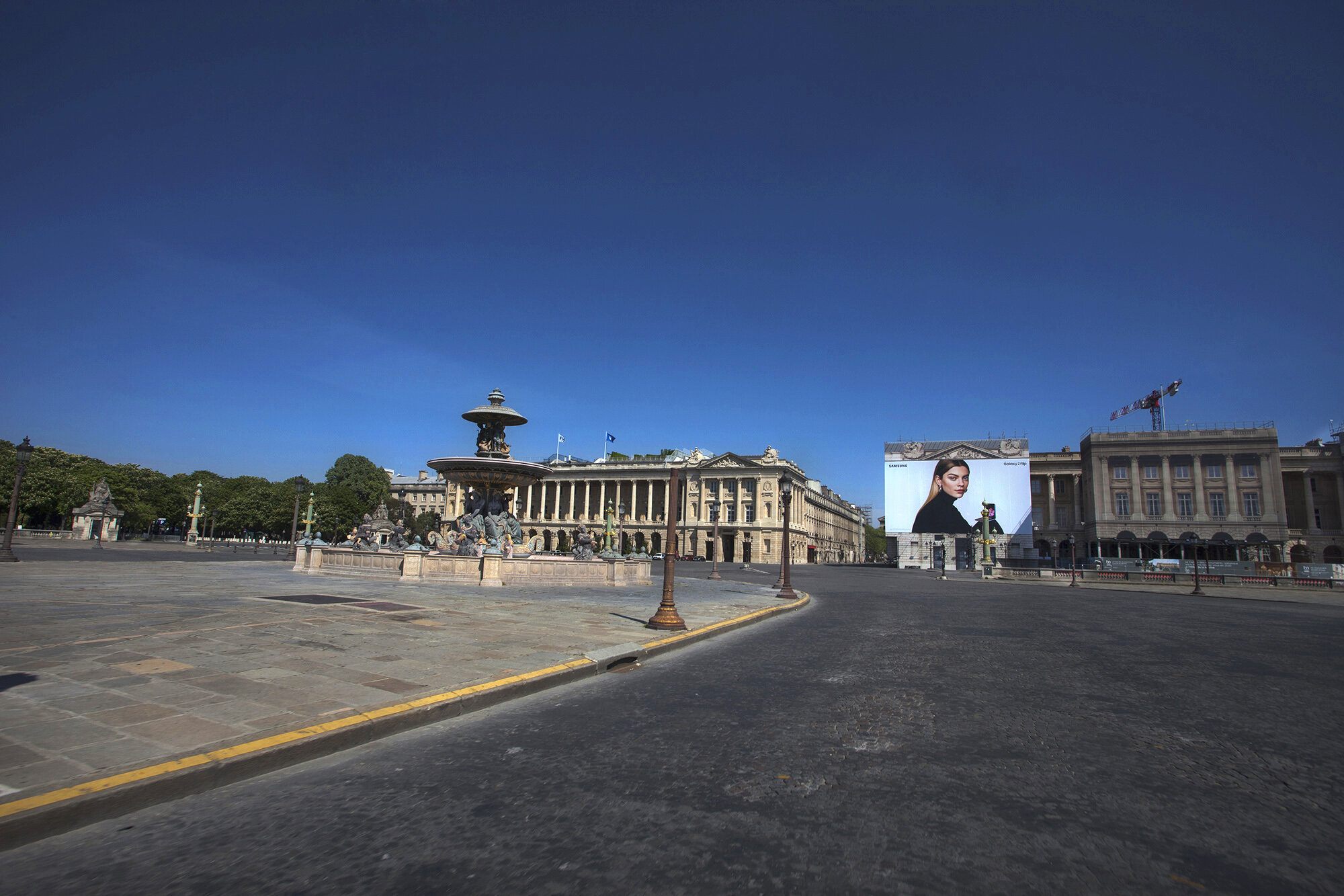  Place de la Concorde le 16 avril 