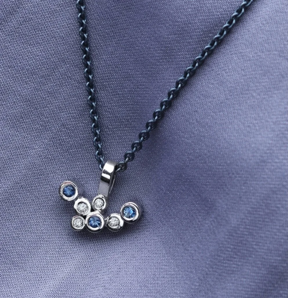 In almost every piece of jewelry that i created i can see different things. This one reminds me of a cloud on a bright spring day. 
What do you think? Wouldn&rsquo;t it fit perfectly with this?
Have a lovely spring Friday! 💙

https://www.guldmakerie