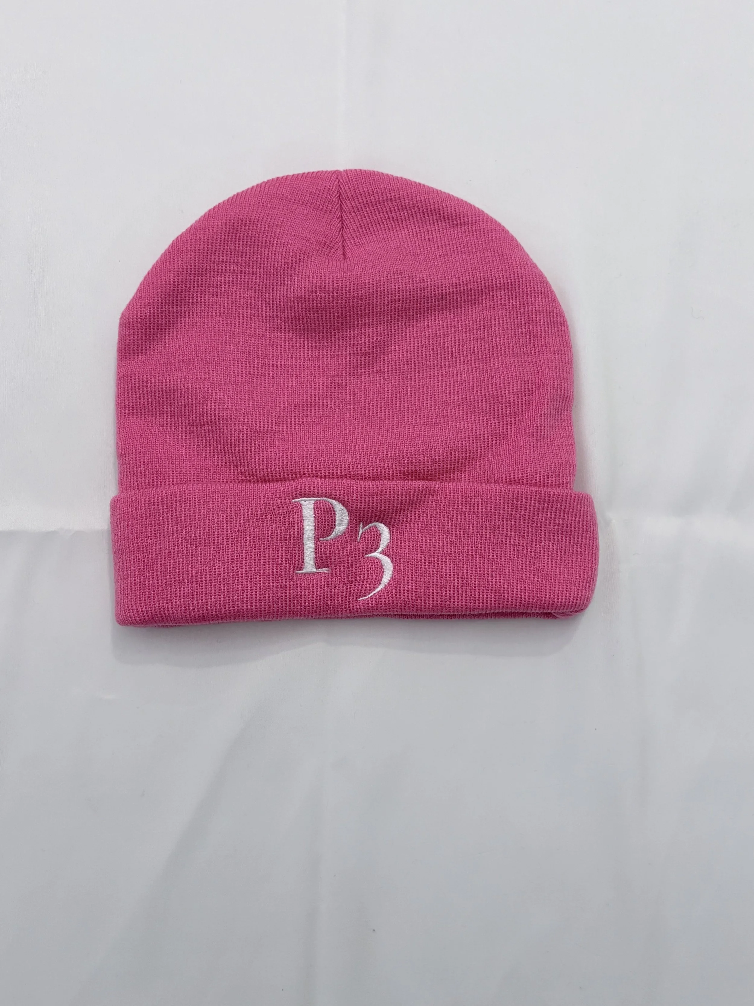 Pink Monogram Beanie