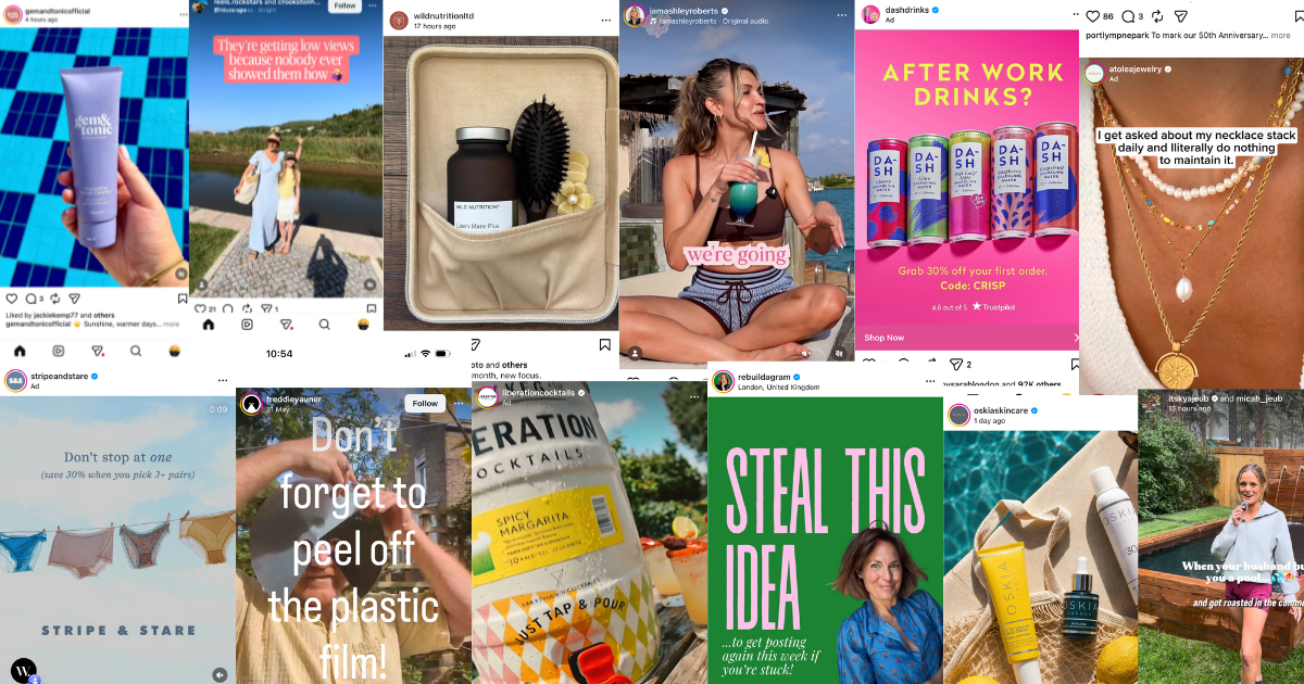 Ads creative for summer