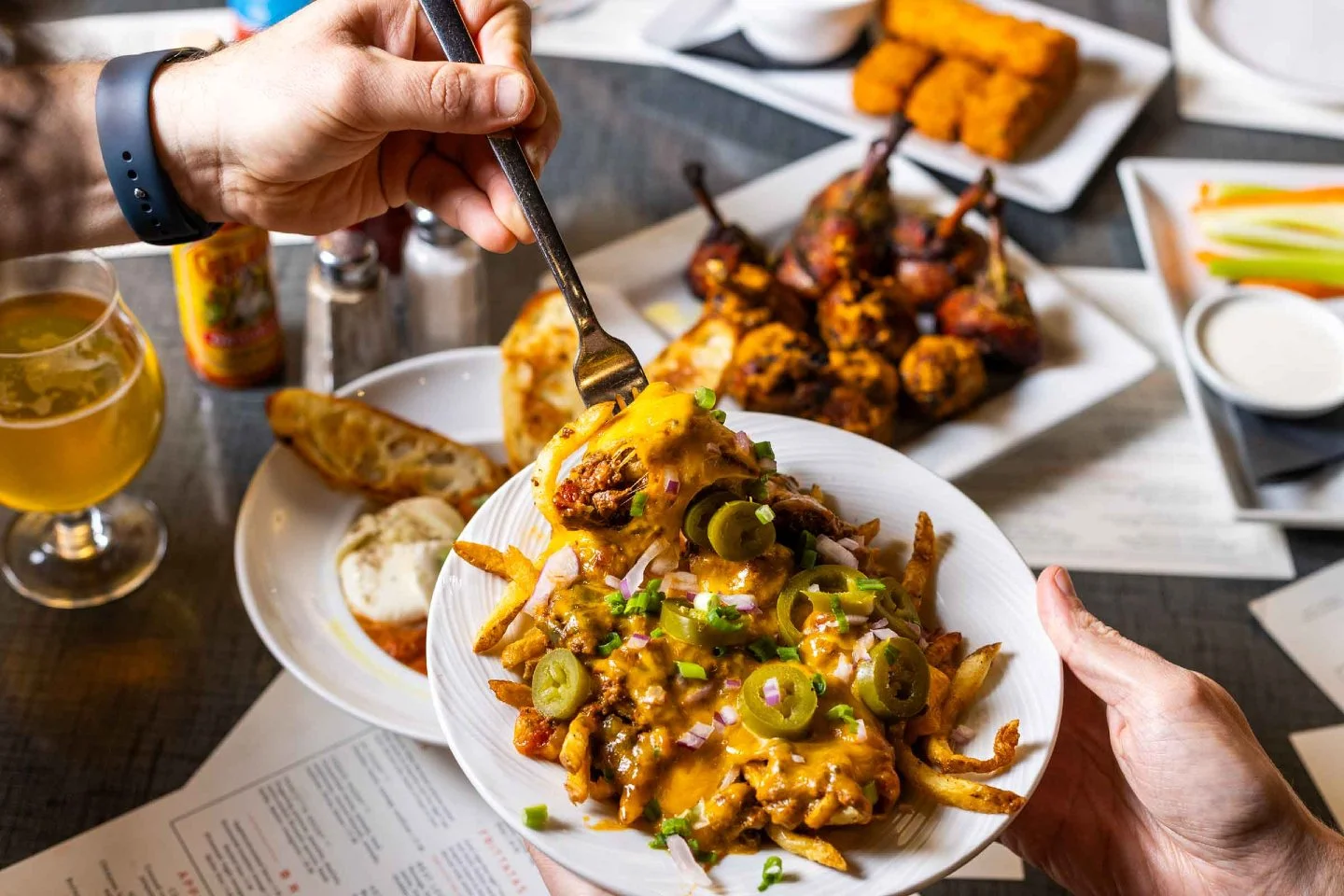 Celebrate the first night of Hanukkah with us. 🕎✨

No latkes here &ndash; but we do have a damn good hash&hellip;
plus loaded fries and mashed potatoes to keep things cozy.

#Hanukkah2025 #HappyHanukkah #AustinEats #ATXFoodie #ComfortFoodSeason #24D