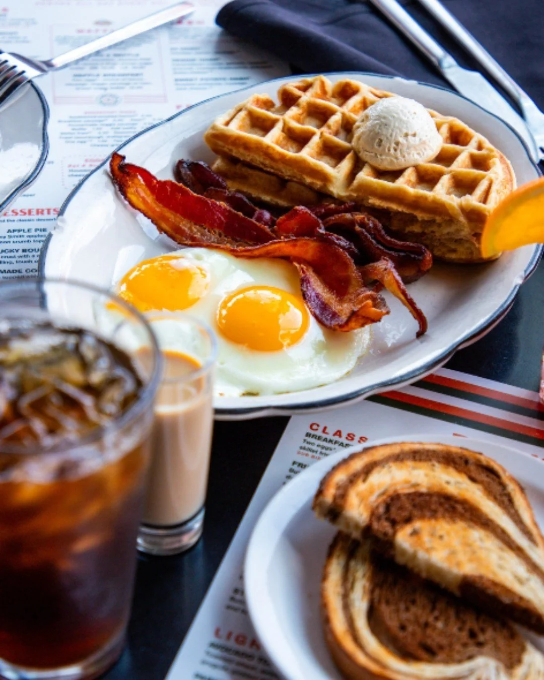 We brunch. It&rsquo;s Sunday.
That&rsquo;s the deal.

PS &ndash; we brunch every other day, too.

#SundayBrunch #BrunchTime #AustinEats #ATXFood #BrunchVibes #AllDayBreakfast #DinerEats