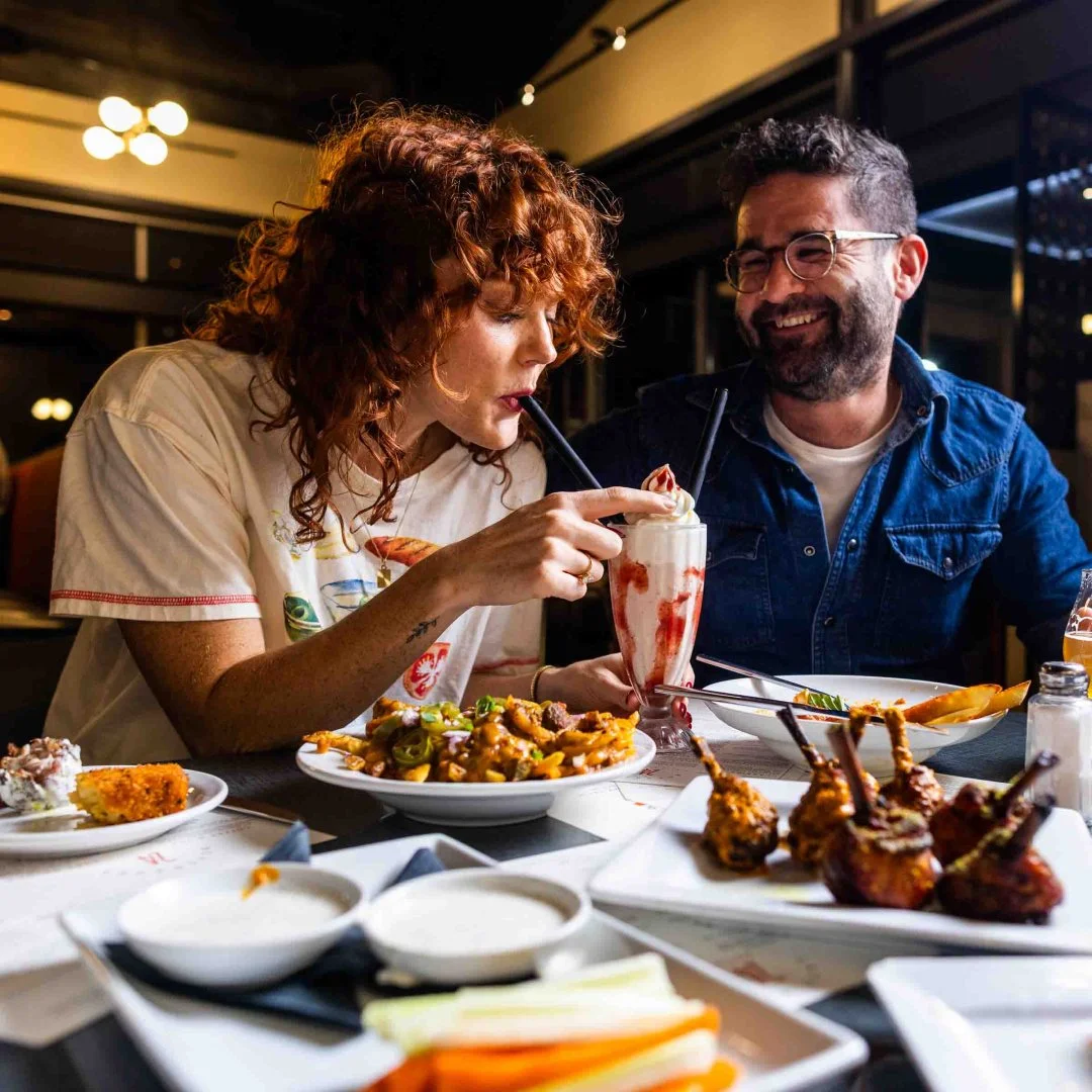 Two straws. One milkshake. No notes. 💕🥤

#24Diner #MilkshakeMoment #AustinEats #DinerVibes #ATXFoodies #SweetTreat #LateNightDessert