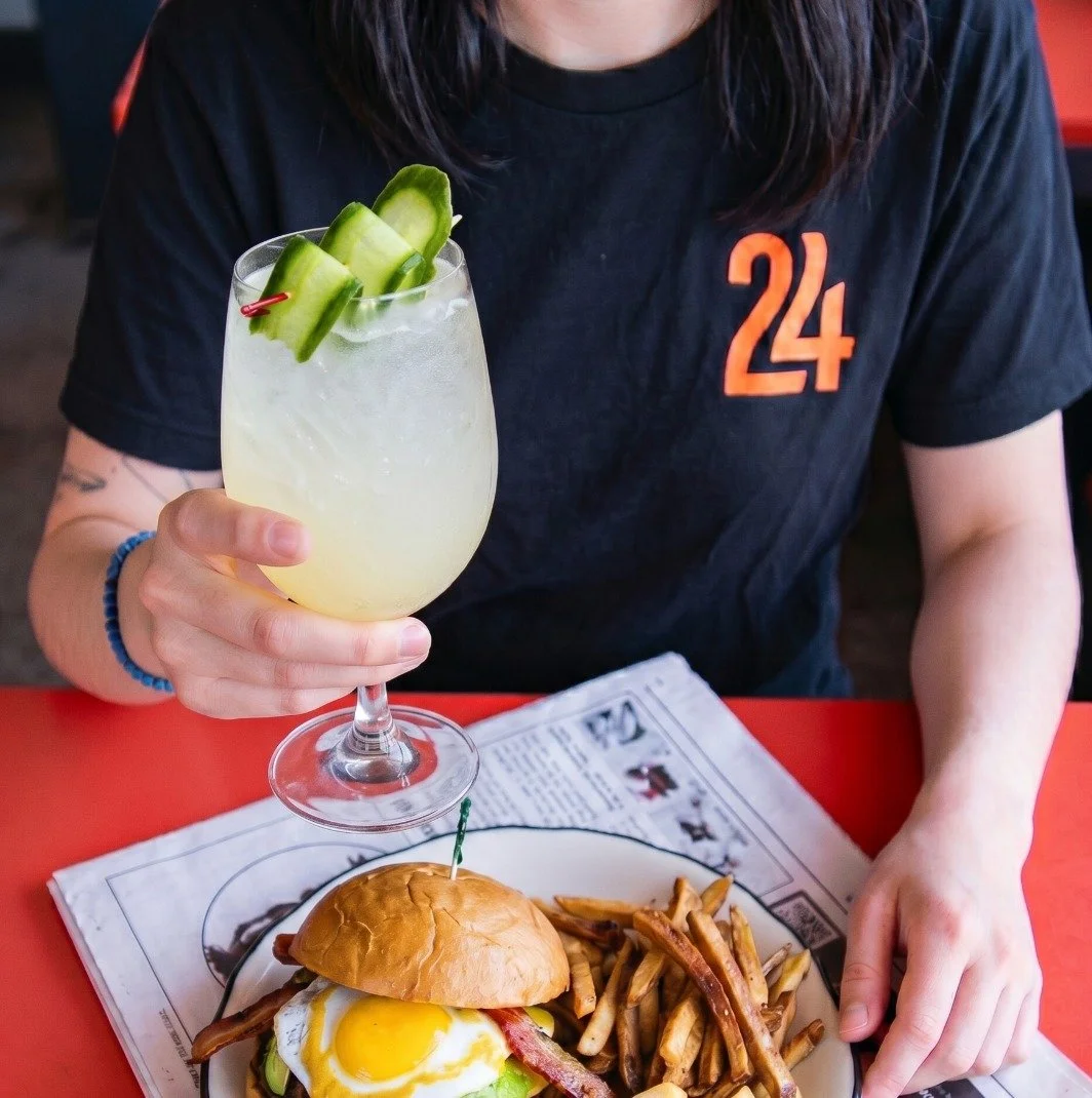 Our FOH staff said &ldquo;what if we designed the cocktail menu?&rdquo; and honestly&hellip; they crushed it. 🍹 World Cocktail Day specials chosen and created by the servers hosts chefs and bar team are running all week at 24 Diner. Come drink your 