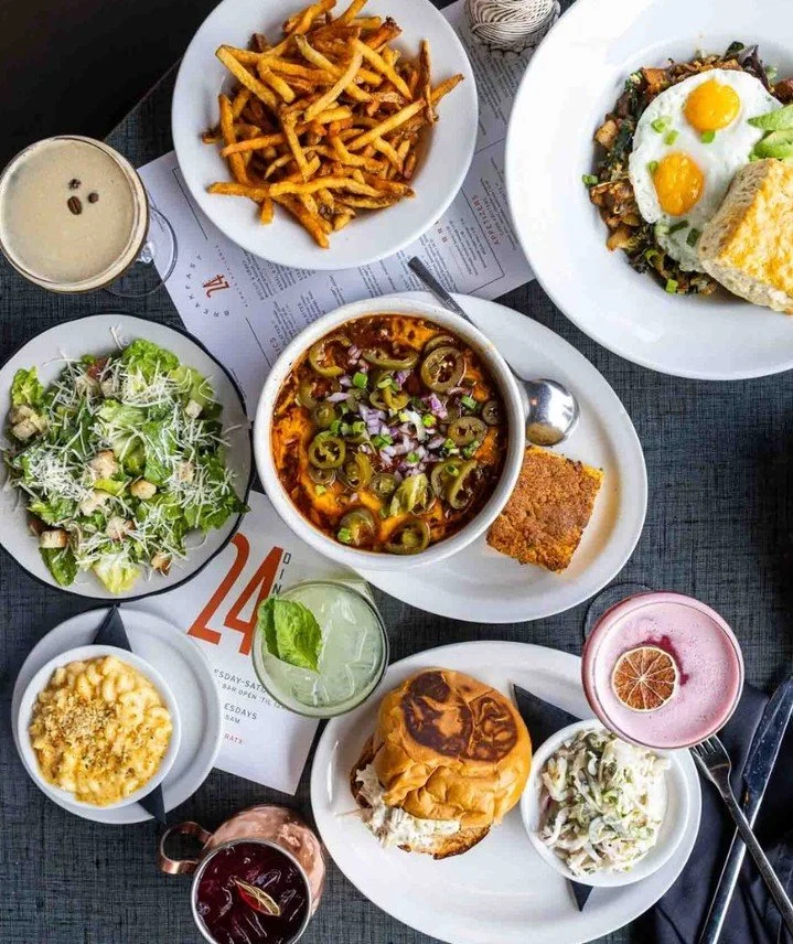 🎶 Blues on the Green is back tomorrow (thanks @heb!) Drinks before. Chicken &amp; waffles after. Music in between. Just a short walk to Zilker!

#24Diner #AustinEats #ATXFoodies #24hrdiner | open 24 hours | late night dining | 24 hour diner | happy 