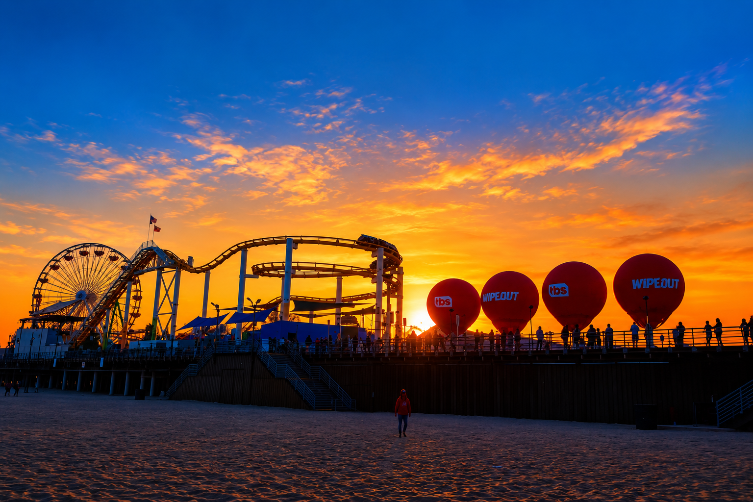 Sunset Amusement Pier Silhouettes.png