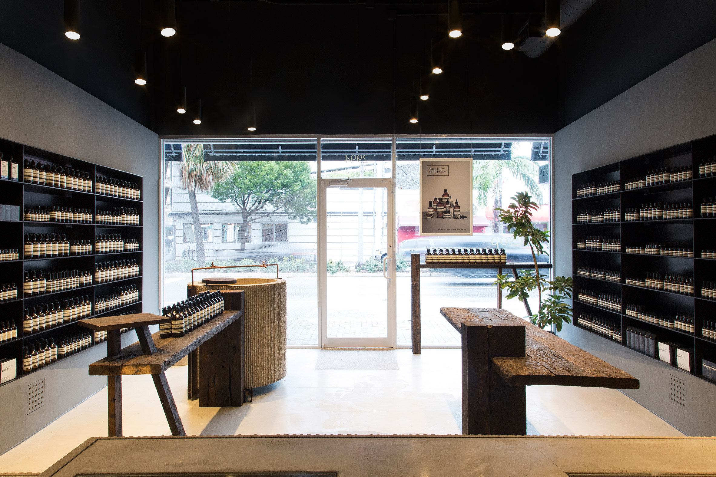 Aesop Coconut Grove Interior Architecture — Royal Byckovas | Modern ...