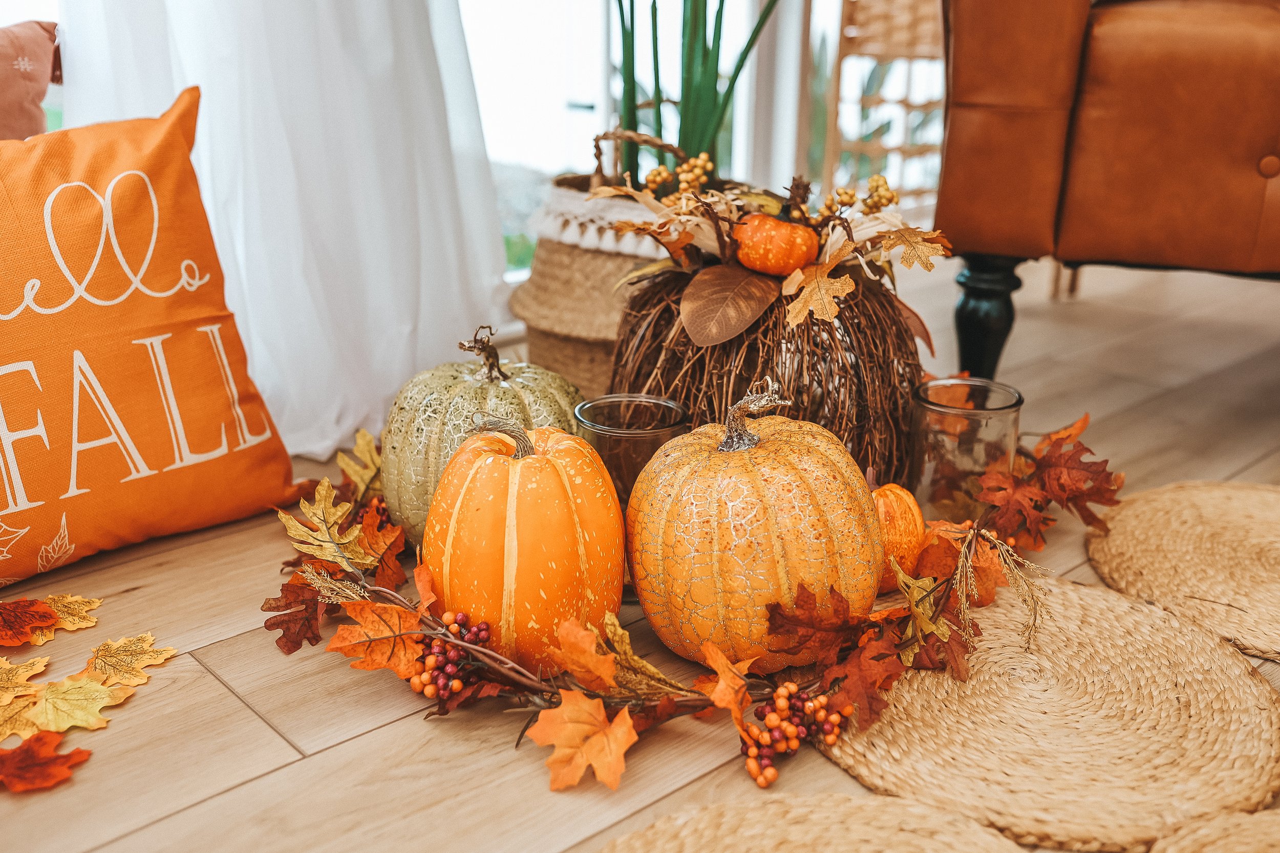 Fall and Pumpkins Decoration for Greenhouse