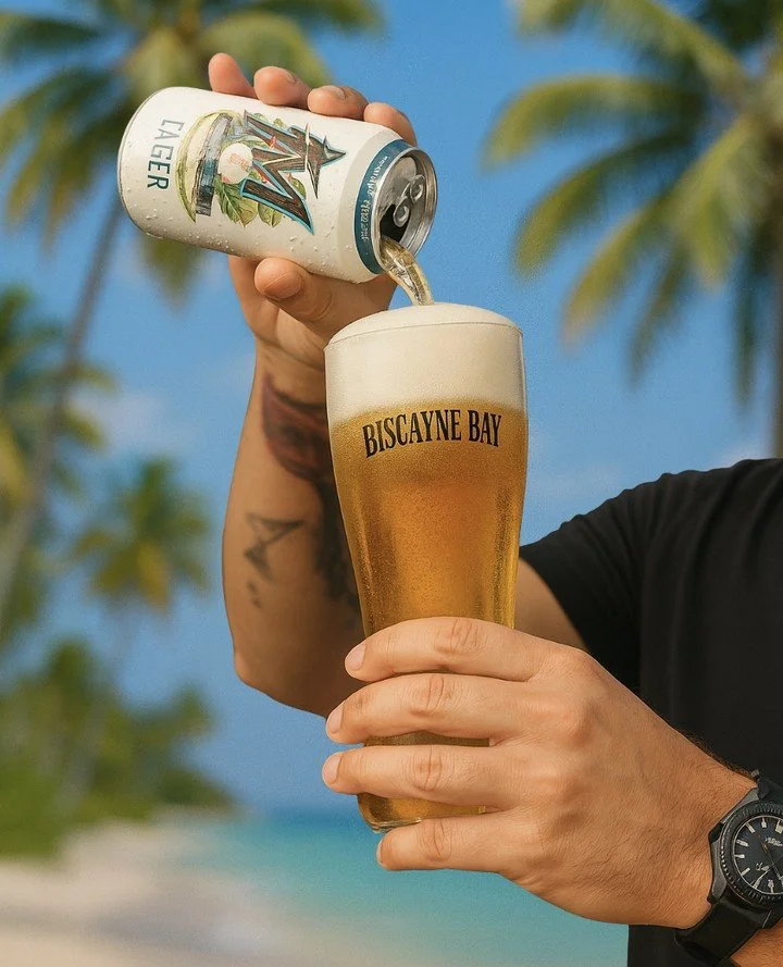 National Lager Day = Marlins Lager in hand. Find us in stores near you 🍺🌴⁠
⁠
#BiscayneBayBrewing