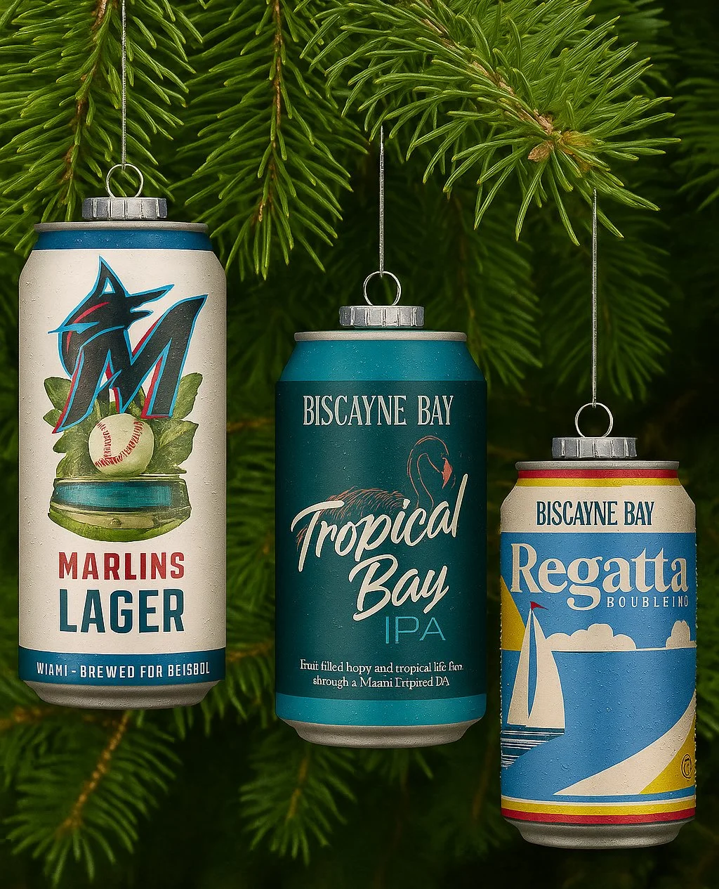 The only ornaments we&rsquo;re hanging this year 🍻