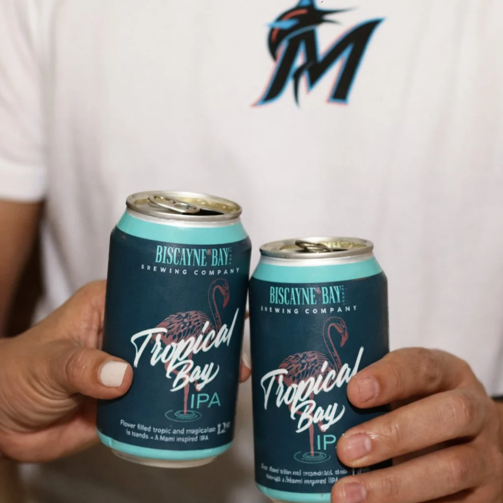Crisp. Tropical. 🌴🍻⁠
Tropical Bay IPA in hand, Miami state of mind. Crack one, kick back, and let the good vibes pour. #BiscayneBayBrewing #TropicalBayIPA #MiamiBeer #CrackOneOpen #StayTropical