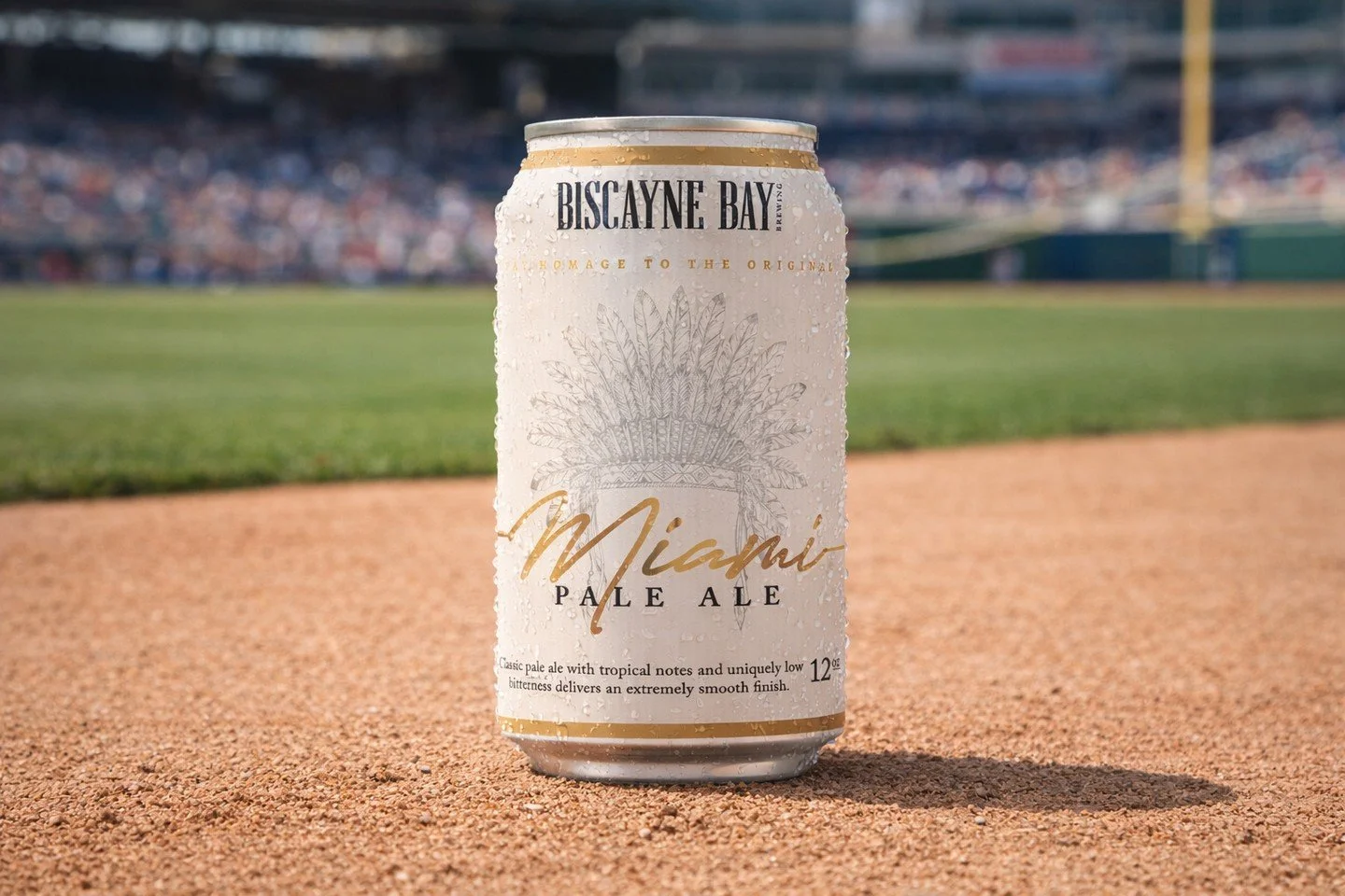 Keeping it simple. Just a decent beer and a view. ⚾️ ⁠
⁠
#biscaynebaybrewing