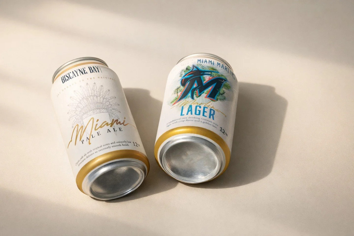 Keeping it classic with two Miami staples. The ultimate 305 double-header.⁠
⁠
#BiscayneBayBrewing