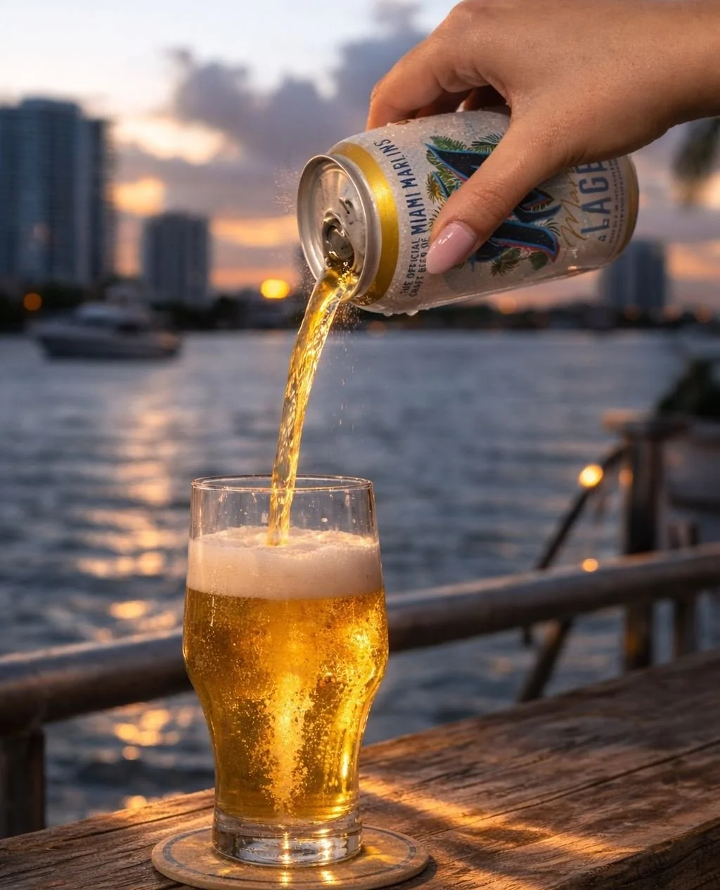 There's something special about the golden hour when you're sipping a Biscayne Bay. Refreshing taste, scenic waterfront sights, and no other place to rush off to. #biscaynebaybrewing