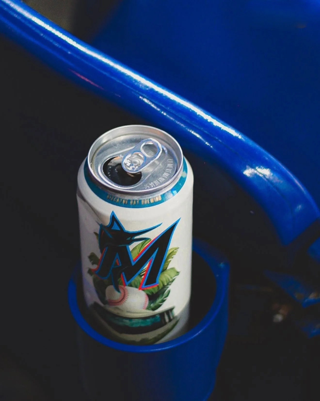Opening Day, but make it local 🍻⚾️⁠
⁠
Nothing hits like enjoying our lager at the stadium, especially when it&rsquo;s ours. From first pitch to last call, this is what Miami tastes like.⁠
⁠
📸: @oneblacklens⁠
#BiscayneBayBrewing #OpeningDay #Marlins