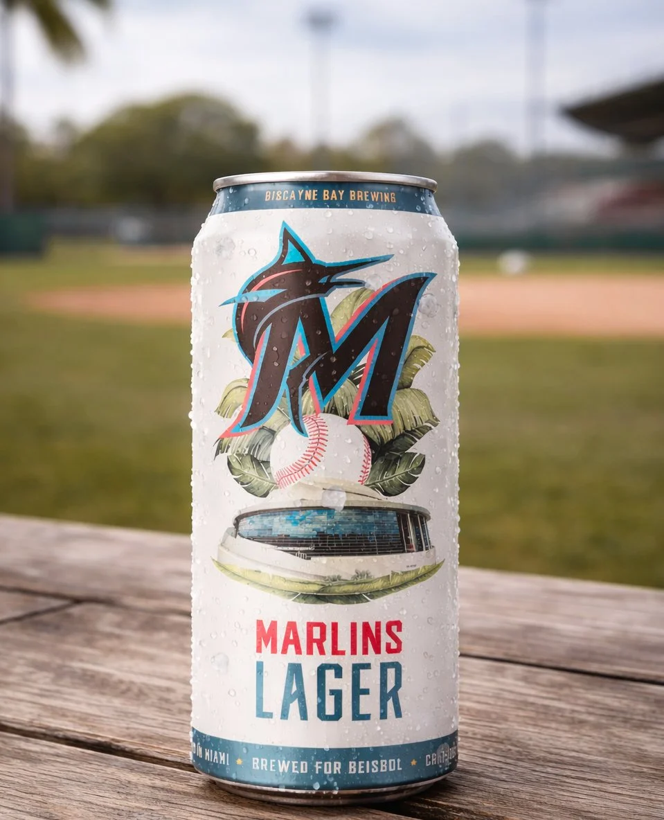 Try the Marlins Lager, the perfect pick for game day.